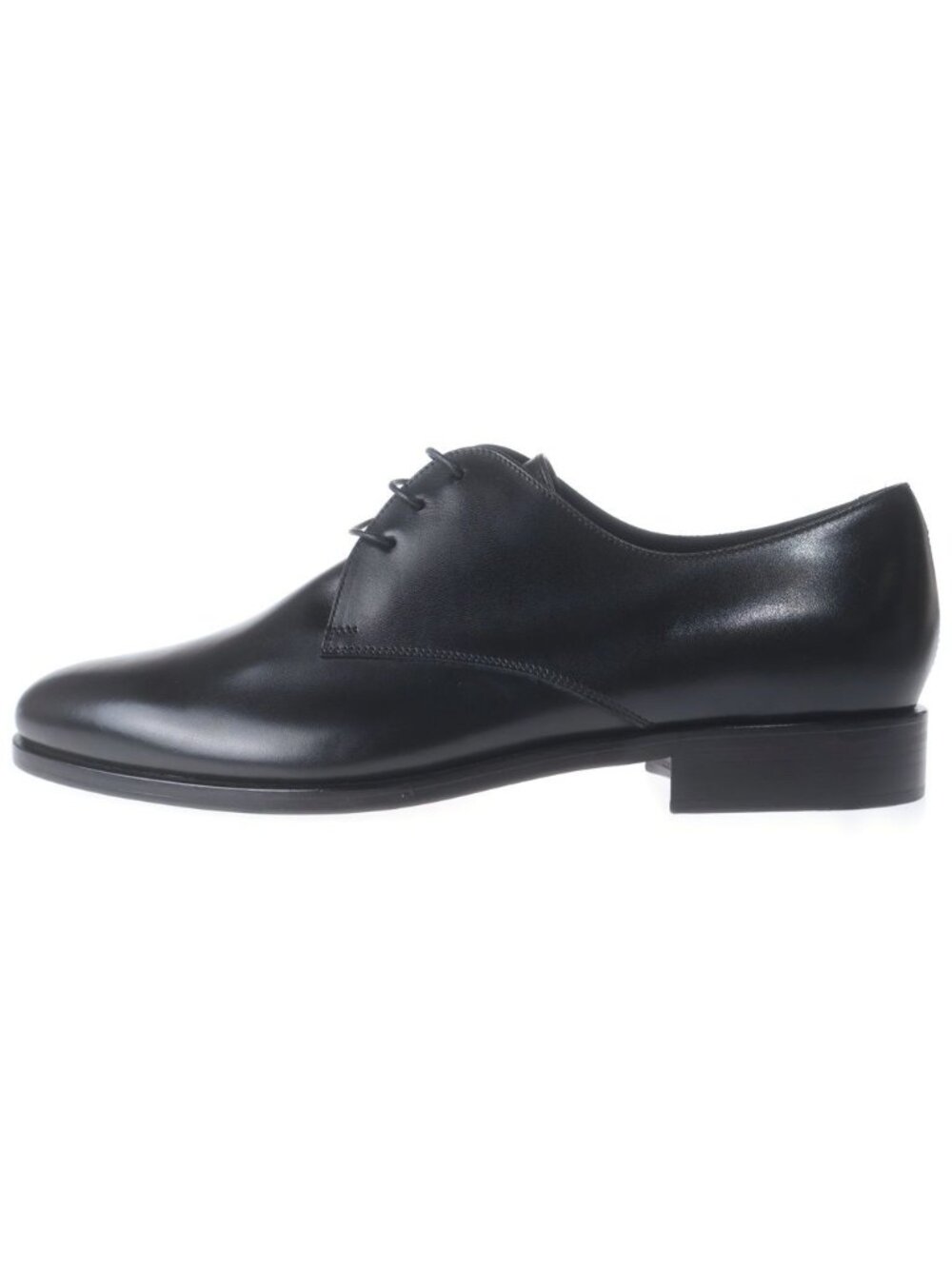 Celine Low Cut Leather Dress Shoes Black